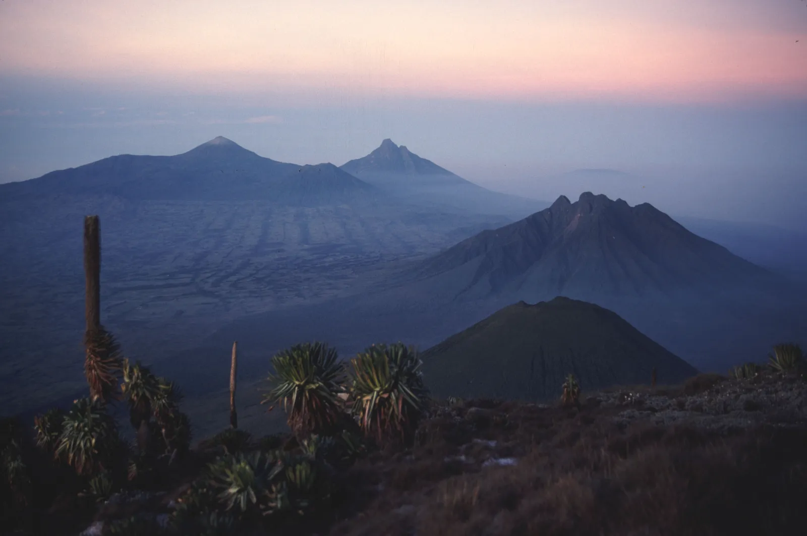 Volcanoes at dawn
