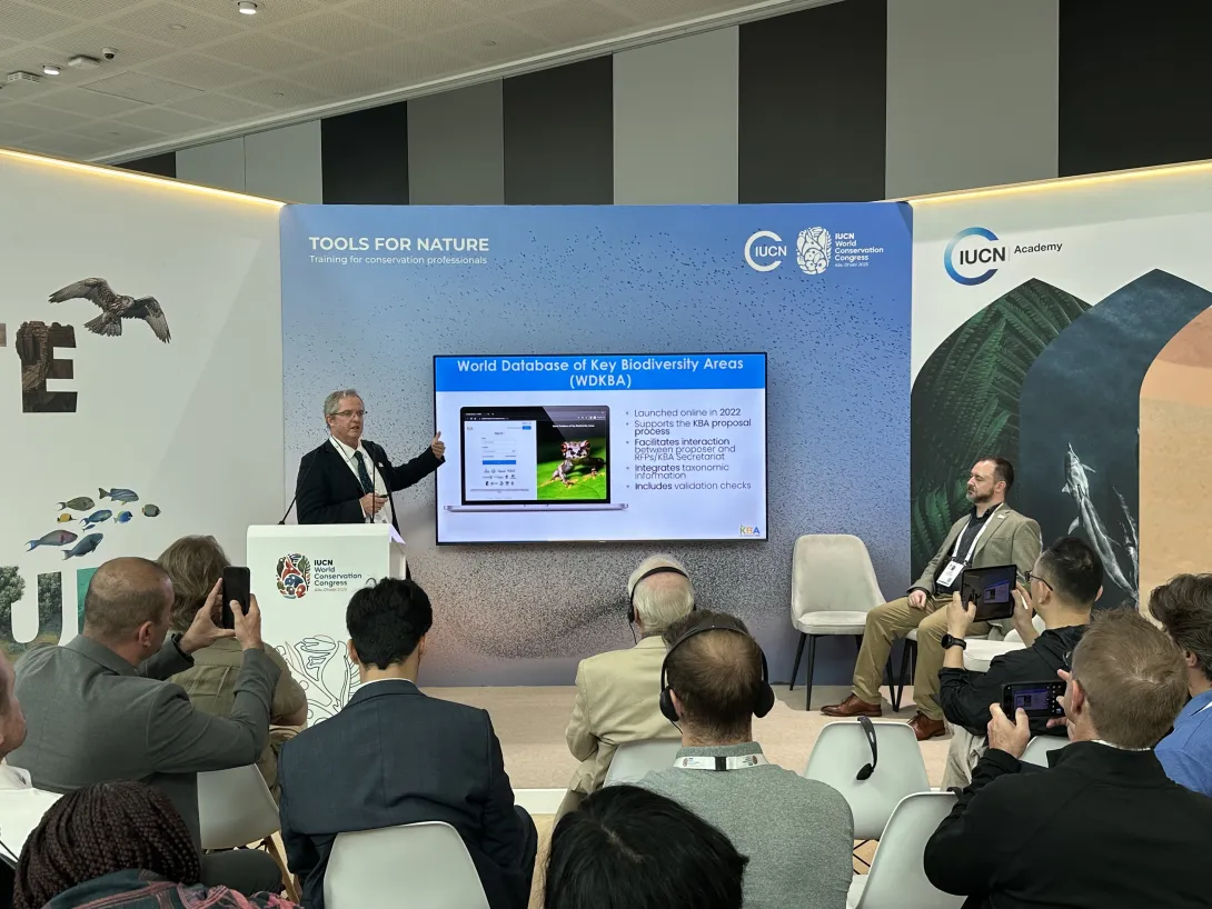 Andy at IUCN WCC 2025